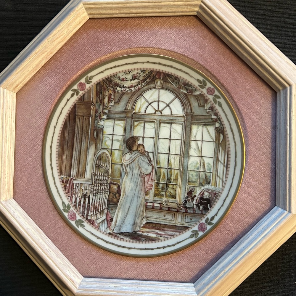 Trisha Romance signed and numbered limited, print in wooden frame